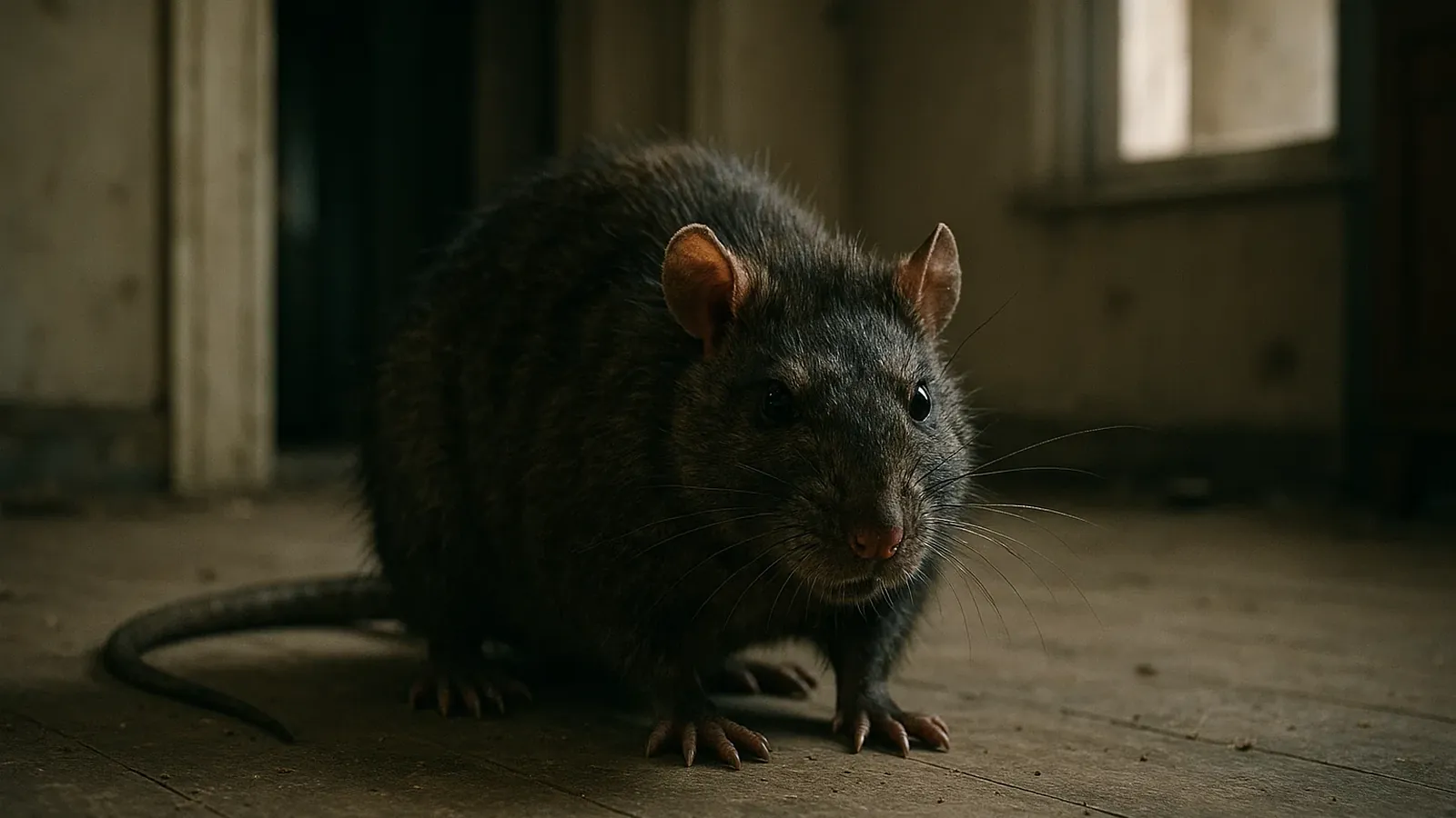 Un rat dans une cave, le type d'intervention que traite l'entreprise